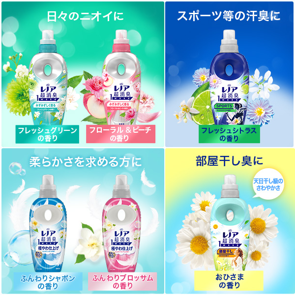 LOHACO - レノア 超消臭1WEEK 極やわ仕上げふんわりブロッサム