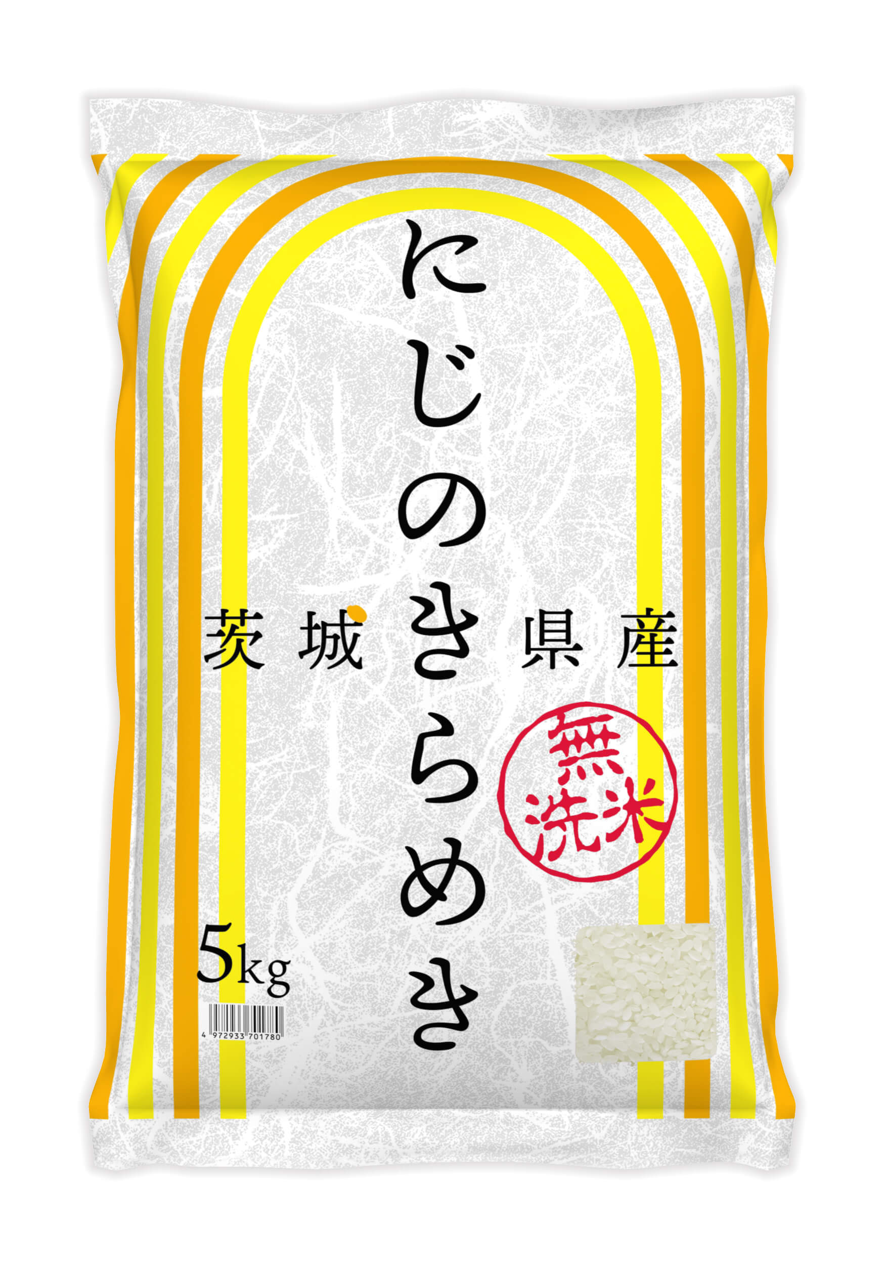 LOHACO - 茨城県産 にじのきらめき 5kg 1袋 【無洗米】 令和7年産 木徳