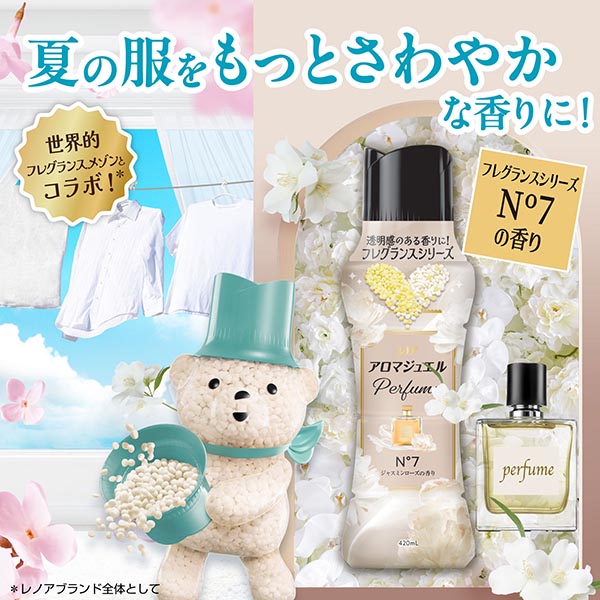 LOHACO - レノア アロマジュエル 香り付けビーズ ジャスミンローズ