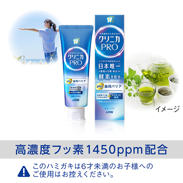 LOHACO - 歯磨き粉 フッ素 クリニカPRO plus 歯周バリア ハミガキ 95g
