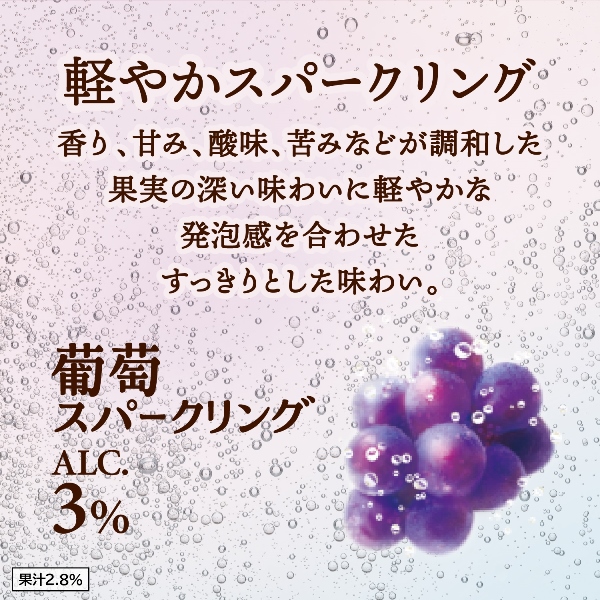 LOHACO - チューハイ 華よい 葡萄スパークリング 3% はなよい ぶどう