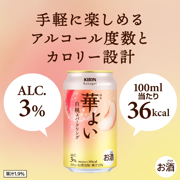 華よい 白桃 葡萄 スパークリング 55本セット もも ぶどう お菓子 おつまみ LOHACO - チューハイ 華よい 白桃スパークリング 3% はなよい もも