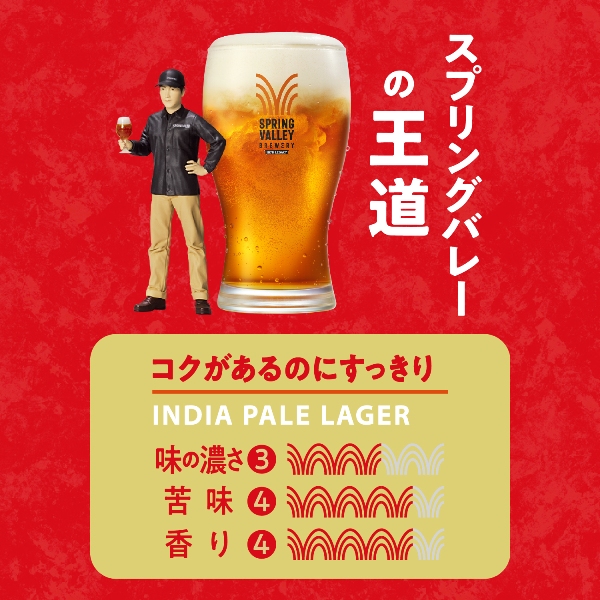 LOHACO - ビール SPRING VALLEY（スプリングバレー） 豊潤 496 350ml×6