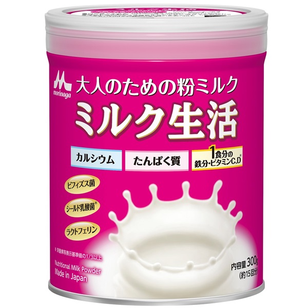 LOHACO - 森永乳業 ミルク生活プラス 300g 2缶 大人のための粉ミルク