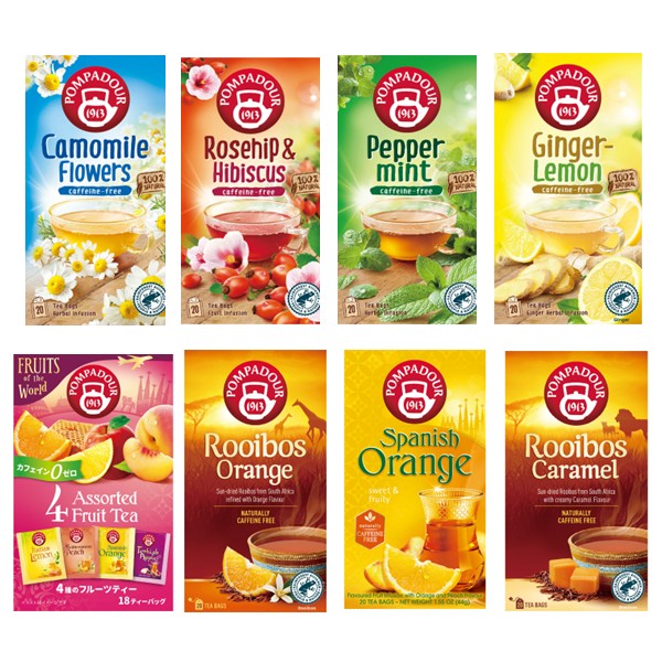 「ポンパドール」のハーブティーでほっと一息！