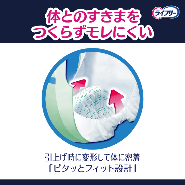 LOHACO - パンツ用尿とりパッド 尿漏れ ライフリー ズレずに安心 夜用