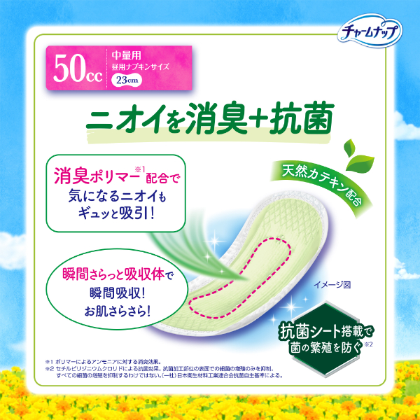 LOHACO - 吸水ナプキン チャームナップ 吸水さらフィ 中量用 消臭
