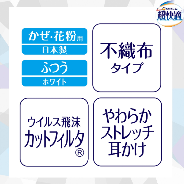 まとめ得 超快適マスク涼感マイナス２℃ふつう２０枚 ユニ・チャーム（ユニチャーム） マスク x [7個] /h 超快適Ⓡマスク 涼感マイナス2℃\u203b1』を期間限定品として発売-ユニ・チャーム