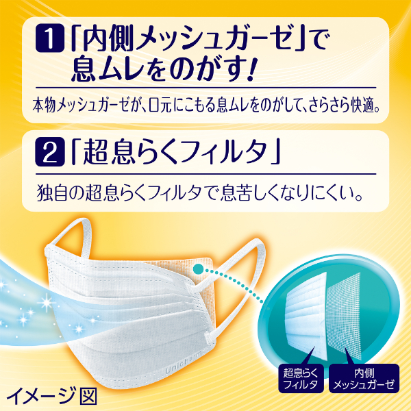 LOHACO - 超快適マスク 息ムレクリアタイプ ふつう 1セット（25枚×2箱
