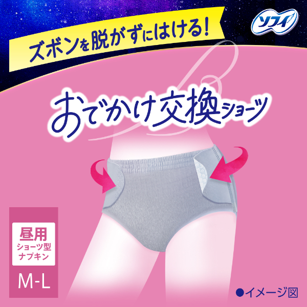LOHACO - ナプキン 生理用品 ソフィ 超熟睡 おでかけ交換ショーツ