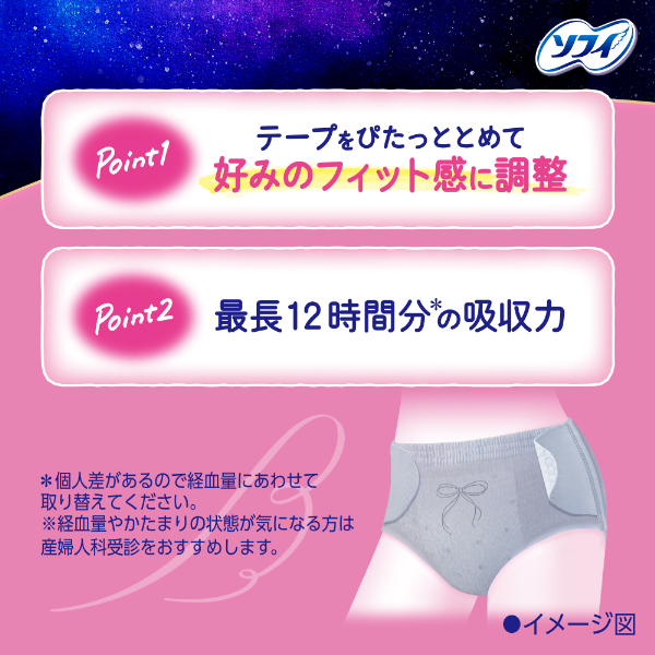 LOHACO - ナプキン 生理用品 ソフィ 超熟睡 おでかけ交換ショーツ