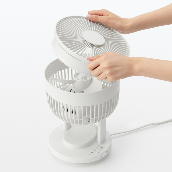 MUJI 2024年モデル　360度首振りサーキュレーター　6畳 360度首振り機能付きサーキュレーター6畳 | 無印良品