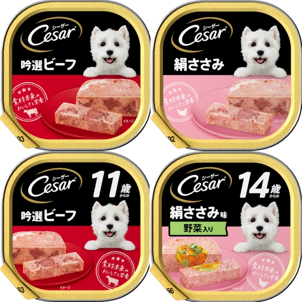 【犬ウェット】シーザートレイ_大切なワンちゃんのお食事をもっと楽しく！