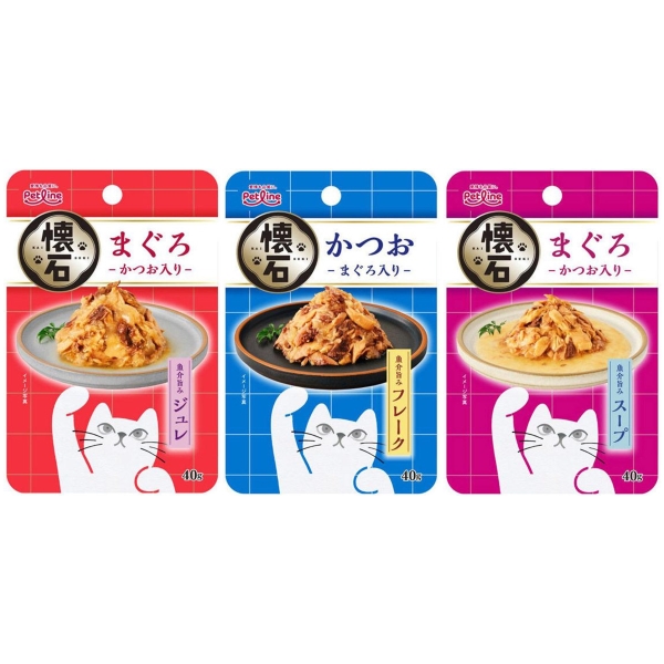 【猫フード】大人気懐石シリーズのレトルトウェットパウチ！