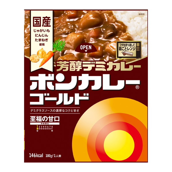 ボンカレーゴールド 芳醇デミカレー 至福の甘口 