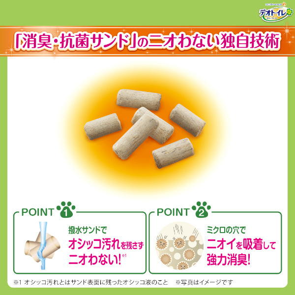 LOHACO - (ワゴンセール) デオトイレ 消臭・抗菌サンド 鉱物タイプ（4L