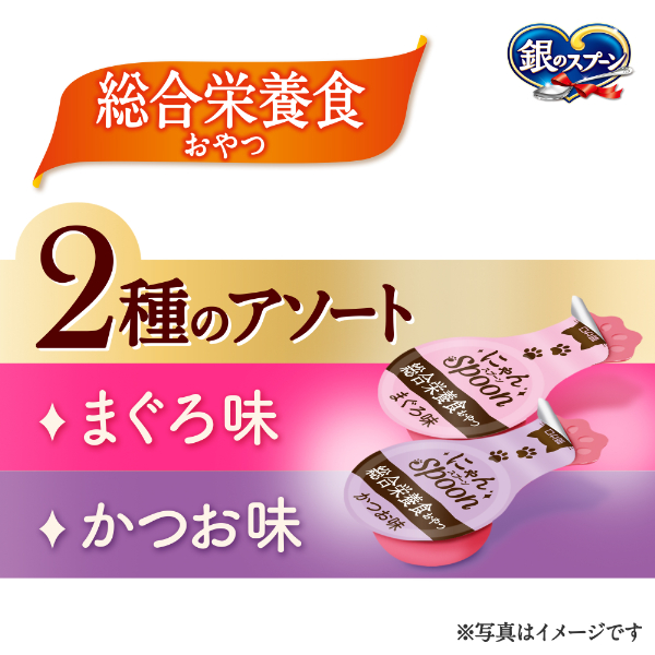 LOHACO - 銀のスプーン にゃんSpoon 2種アソート（まぐろ＆かつお味