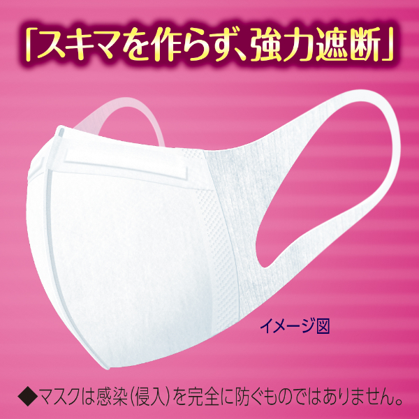 LOHACO - 超快適マスク超立体遮断タイプ 小さめサイズ 1セット（30枚入
