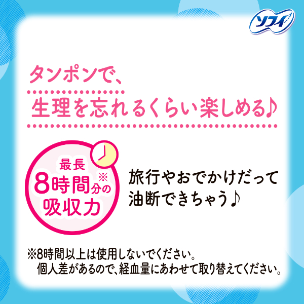 LOHACO - タンポン 生理用品 ソフィ ソフトタンポン ふつうの日用