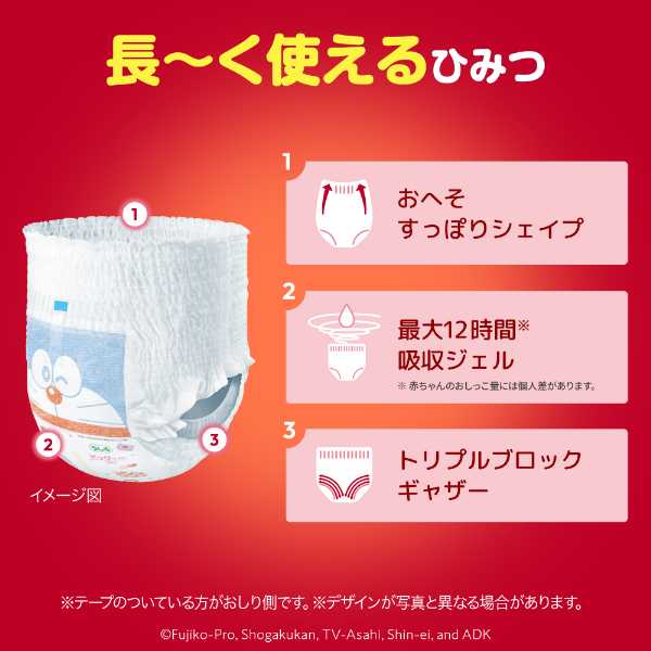 おむつ　７袋セット　パンパース　マミーポコ マミーポコ パンツ ドラえもん オムツビッグサイズ（12〜22kg）162枚