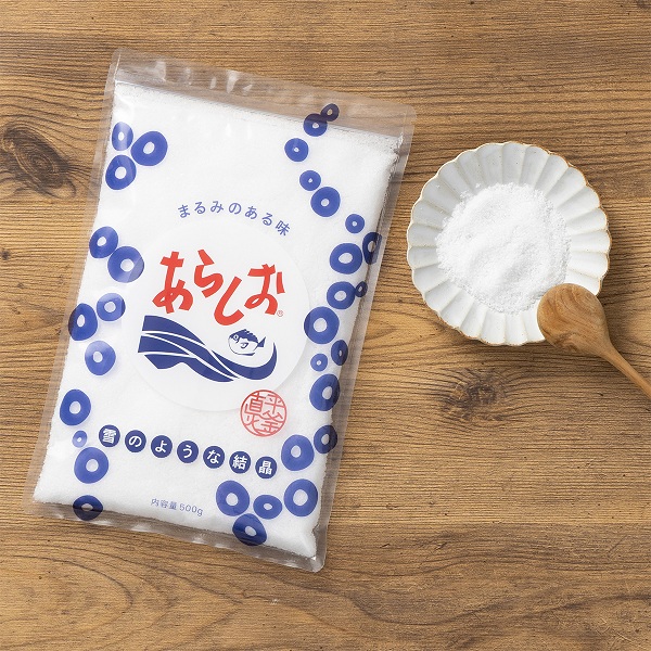 【ロハコ限定】まるみのある味わい あらしお500g チャック付き レビューキャンペーン